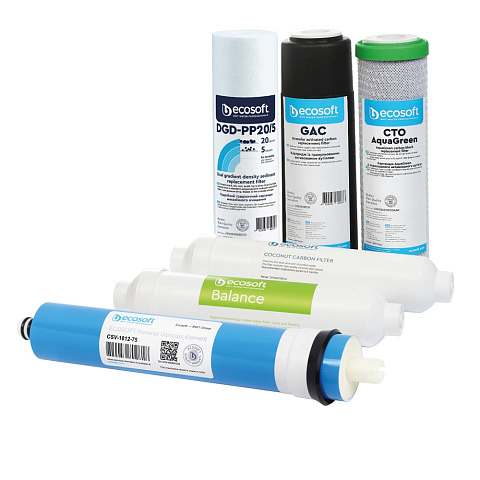 Комплект картриджей Ecosoft P’URE Balance ''12 месяцев'' (CHV6PUREBAL) - фото