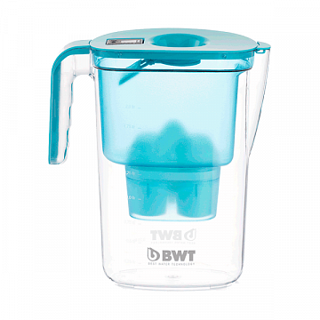 Фильтр-кувшин BWT Vida electronic 2.4/1.4л (голубой) с картриджем BWT Duomax - фото