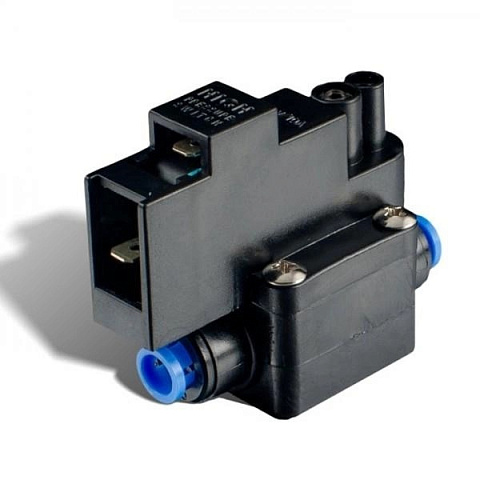 Датчик (клапан) высокого давления для насосов RO, 1/4''  шланг, KP-CV6201B-Q - фото