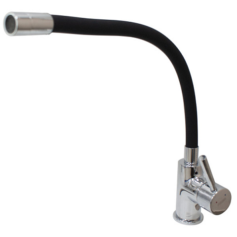 Смеситель для кухни FERRO ZUMBA BZA4B (черный) (гибкий излив) - фото