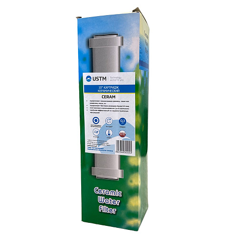 Керамический картридж USTM CERAM Ø70x250мм 0.5mcr 45°C (очистка от механических примесей) - фото