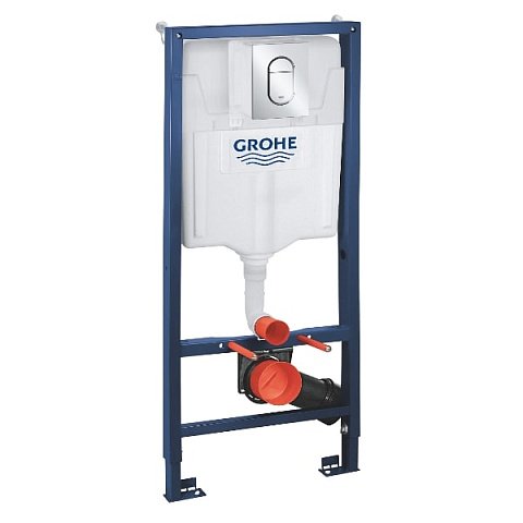 Инсталляция GROHE Rapid SL 3в1 39504000 c панелью смыва Arena S 37624000 хром - фото