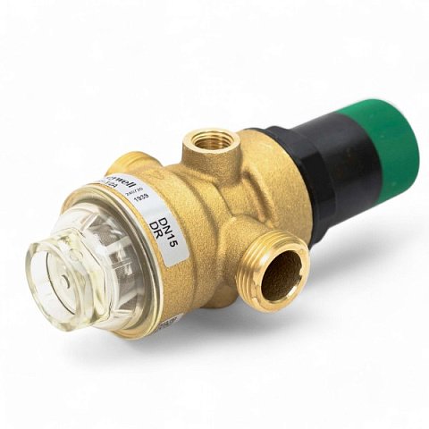 Редуктор зниження тиску Resideo (Honeywell) D06F-1/2A DN15 16бар 40°C з фільтром - фото