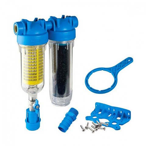 Фільтр Atlas HYDRA RAINMASTER DUO Ø3/4'' + картриджі RAH, LA 45°C 8bar RA6096224 - фото