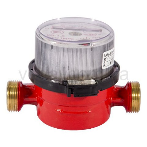 Квартирний лічильник горячої води ETM KB-1,5 ГВ 1/2'' 110мм - фото