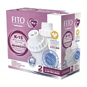 Картридж для фильтра кувшина Аквафор FitoFilter К15 Mg+ с магнием (упаковка 2шт) - фото