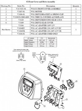 Клапан управления Clack WS1CI 1'' (V1CIDM) 6м3/час (умягчение по времени и объему) - фото