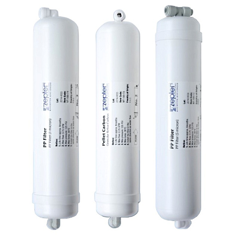 Набор картриджей Zepter Aqueena PRO COB-WT6/3 (6 месяцев) (WT-100-72, WT-100-73, WT-100-74) - фото