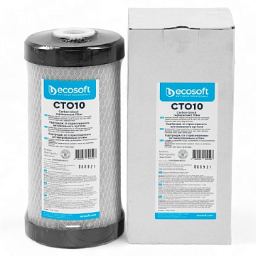 Картридж з пресованим активованим вугіллям Ecosoft CTO-10BB (CHVCB4510ECO) - фото