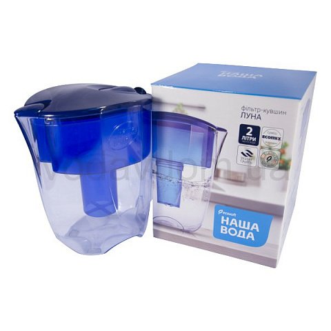 Фильтр-кувшин Ecosoft Luna (синий) - фото