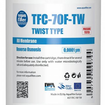Мембрана зворотного осмосу Aquafilter TFC-70F-TW (для фільтрів Twist и Leader Comfort) - фото