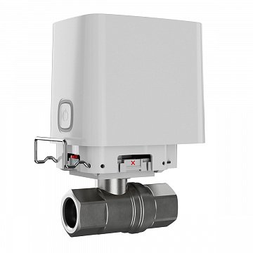 Кран кульовий з електроприводом AJAX WaterStop 1'' DN25 PN10 білий - фото