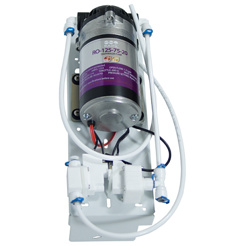 Насос для фільтра зворотного осмосу Raifil RO-125-75-20 на кронштейні - фото