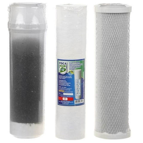 Набор картриджей РОСА ТРИО 574 для жмягкой воды - фото