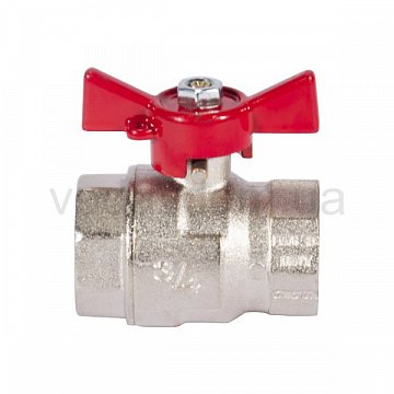 Кран кульовий Bonomi TAMIGI Ø3/4'' ВВ PN40 –10°C/+120°C ″метелик″ 76020006R - фото