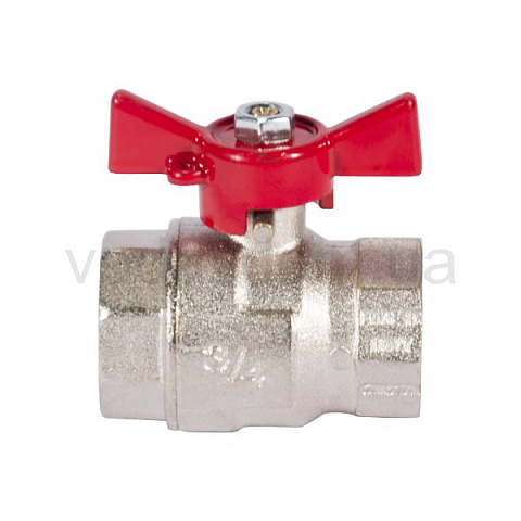 Кран кульовий Bonomi TAMIGI Ø3/4'' ВВ PN40 –10°C/+120°C ″метелик″ 76020006R - фото