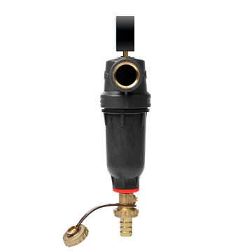 Самопромывающийся фильтр Ecosoft PA-R 3/4'' 80°C 8bar с картриджем 250мкр из нержавеющей стали FFNN2P1502 - фото