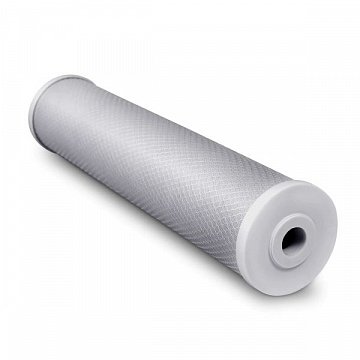 Картридж со спрессованным углем Aqualite CTO20BB Ø107x506мм 45°C (очистка от хлора и органических загрязнений) - фото