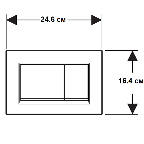 Смывная клавиша (панель) Geberit Sigma 30 черный матовый (115.883.16.1) - фото