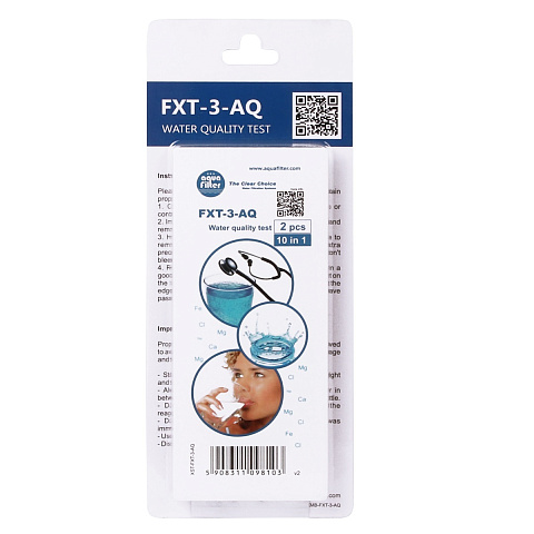 Тест для визначення якості води FXT-3-AQ Aquafilter - фото