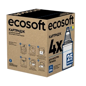 Картридж для фильтров-кувшинов Барьер 4шт ECOSOFT CRVK4BARECO - фото