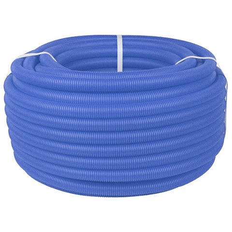 Защитная гофрированная труба Koller (24-28 мм) синяя (1м) - фото