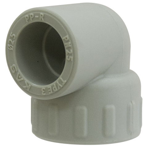 Коліно 90° з внутрішньою різьбою KAS 3/4''-25мм (9624004) - фото