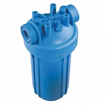 Фільтр-колба Atlas Filtri DP BIG AB (блакитна) Ø1" IN (пластик) 10'' 45°C 8,3bar RA1700712 - фото