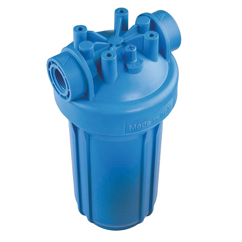 Фильтр-колба Atlas Filtri DP BIG AB (голубая) Ø1 IN (пластик) 10'' 45°C 8,3bar RA1700712 - фото