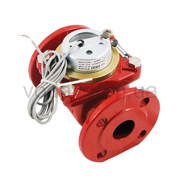 Імпульсний лічильник гарячої води Apator MWN130-40-NK ГВ 1 1/2'' - фото