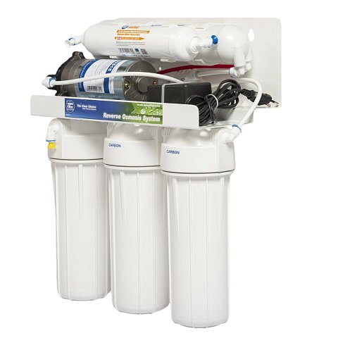 Фільтр зворотного осмосу з помпою Aquafilter RO5-75P (FRO5P) RP55139715 з мембраною 75GPD - фото