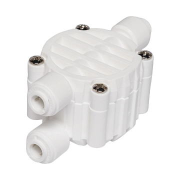 Четырехходовой клапан S-3000 1/4'' (трубка Ø6мм) для систем обратного осмоса - фото