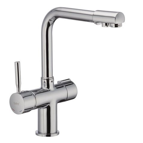 Змішувач для кухні Haiba HANS 021 з виходом для питної води (колір - нерж сталь) (HB3914) - фото