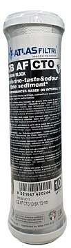 Картридж Atlas Filtri CB AF CTO кокосовый активированный уголь Ø70x250мм 45°C 10mcr RE2510C10 - фото