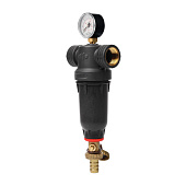 Самопромывающийся фильтр Ecosoft PA-R 3/4'' 80°C 8bar с картриджем 250мкр из нержавеющей стали FFNN2P1502 - фото