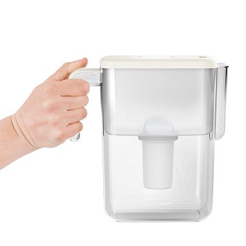 Фильтр-кувшин Ecosoft Slim Ivory 3,5/1,7л FMVSLIMWECO - фото