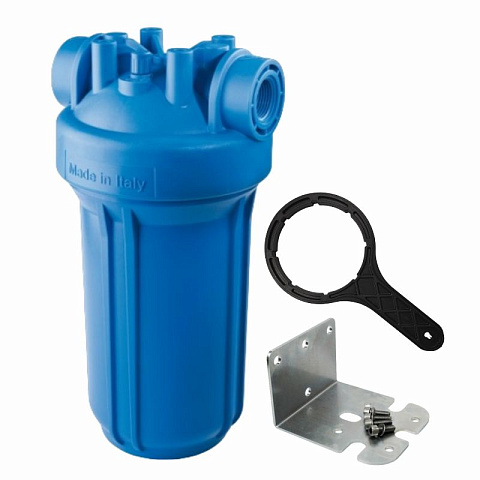 Фильтр-колба Atlas Filtri DP BIG AB (голубая) Ø1 IN (пластик) 10'' 45°C 8,3bar RA1700712 - фото