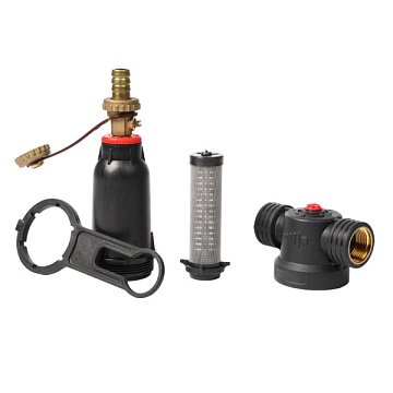 Самопромивний фільтр Ecosoft PA-R 3/4'' 80°C 8bar з картриджем 250мкр з нержавіючої сталі FFNN2P1502 - фото