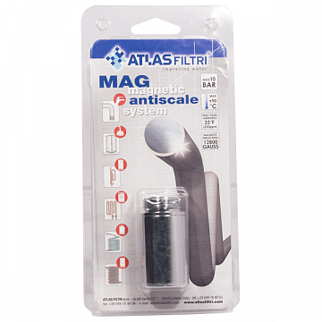 Магнитный противонакипной фильтр ATLAS FILTRI MAG 2 MF 3/4'' 10bar 90°C RE6115002 - фото