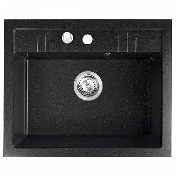 Кухонная мойка из гранита Ferro Mezzo II DRGM1/48/58HA - фото