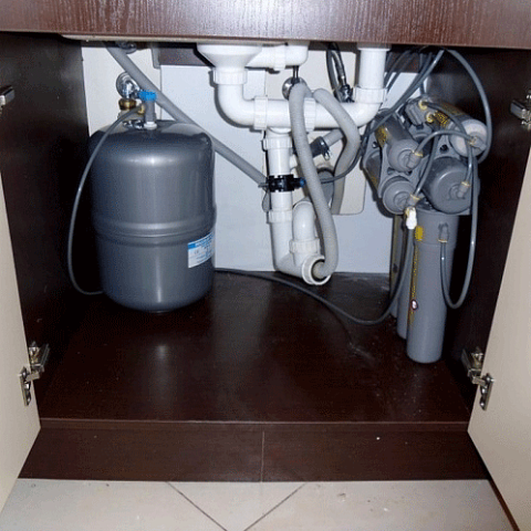 Фільтр зворотного осмосу з насосом Bluefilters ARO-8-NL-PP - фото