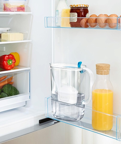 Фильтр-кувшин Brita Style eco LED MXPro 2.4л (1.4л очищенной воды) powder blue - фото