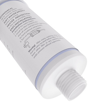 Фільтр від накипу для пральних машин FitAqua AWF-WSM G3/4'' 35°C 5bar (з кристалами поліфосфату) - фото