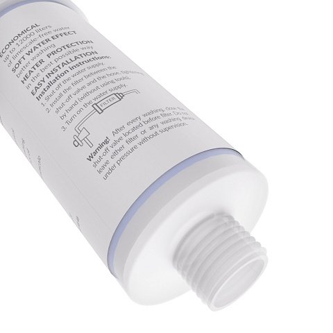 Фильтр от накипи для стиральных машин FitAqua AWF-WSM G3/4'' 35°C 5bar (с кристаллами полифосфата) - фото