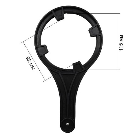 Універсальний ключ для фільтрів Aquafilter FXWR1-BL - фото