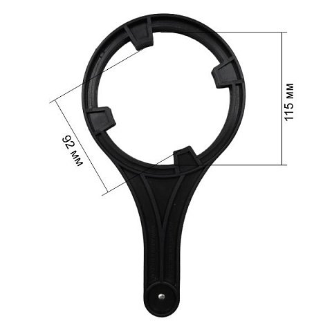 Універсальний ключ для фільтрів Aquafilter FXWR1-BL - фото