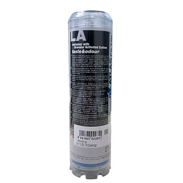 Картридж с кокосовым углем Atlas Filtri LA10SX Ø70x250мм 45°C RA5185125 (очистка от хлора и органических загрязнений) - фото