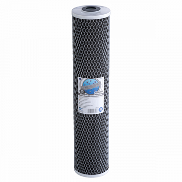 Картридж зі спресованим вугіллям Aquafilter FCCBL20BB Ø107x506мм 45°C (очищення від хлору та органічних забруднень) - фото
