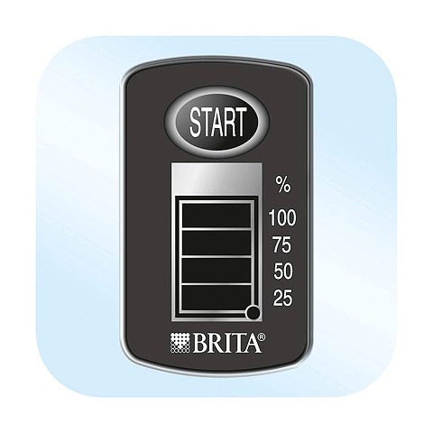 Фільтр-глечик Brita Marella MXpro 2.4/1.2л білий + 3 картриджа - фото