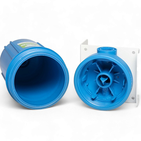 Фильтр-колба Atlas Filtri DP BIG AB (голубая) Ø1 IN (пластик) 10'' 45°C 8,3bar RA1700712 - фото